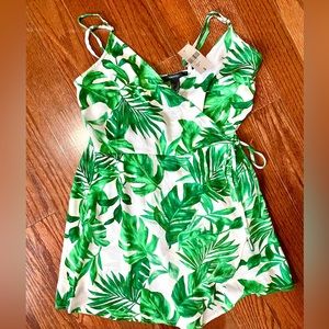 Forever 21 Leaf Romper